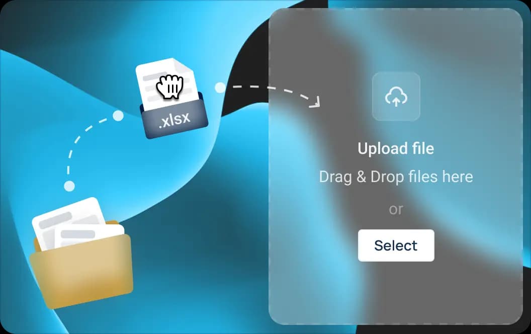 xlsx file upload support