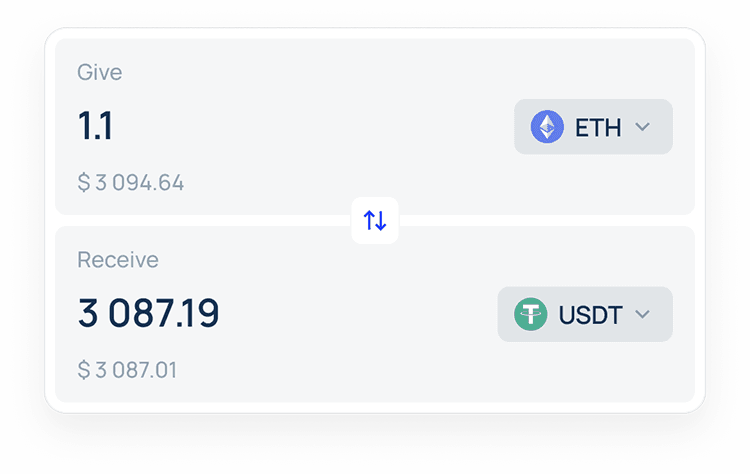 accept and send payments and exchange crypto